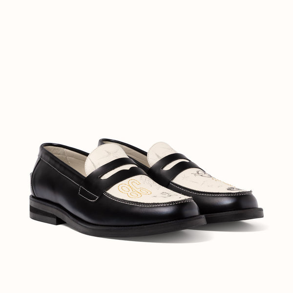 Wilde Midnight Chateau Sketch Penny Loafer - Men's