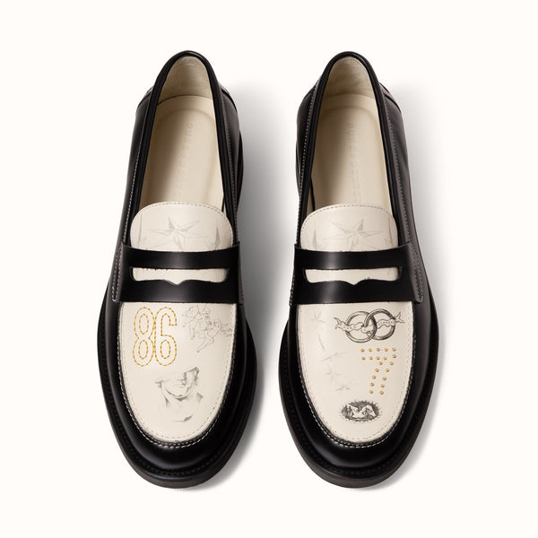 Wilde Midnight Chateau Sketch Penny Loafer - Men's