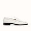 Ezra White Patent Ruched Loafer - Men's