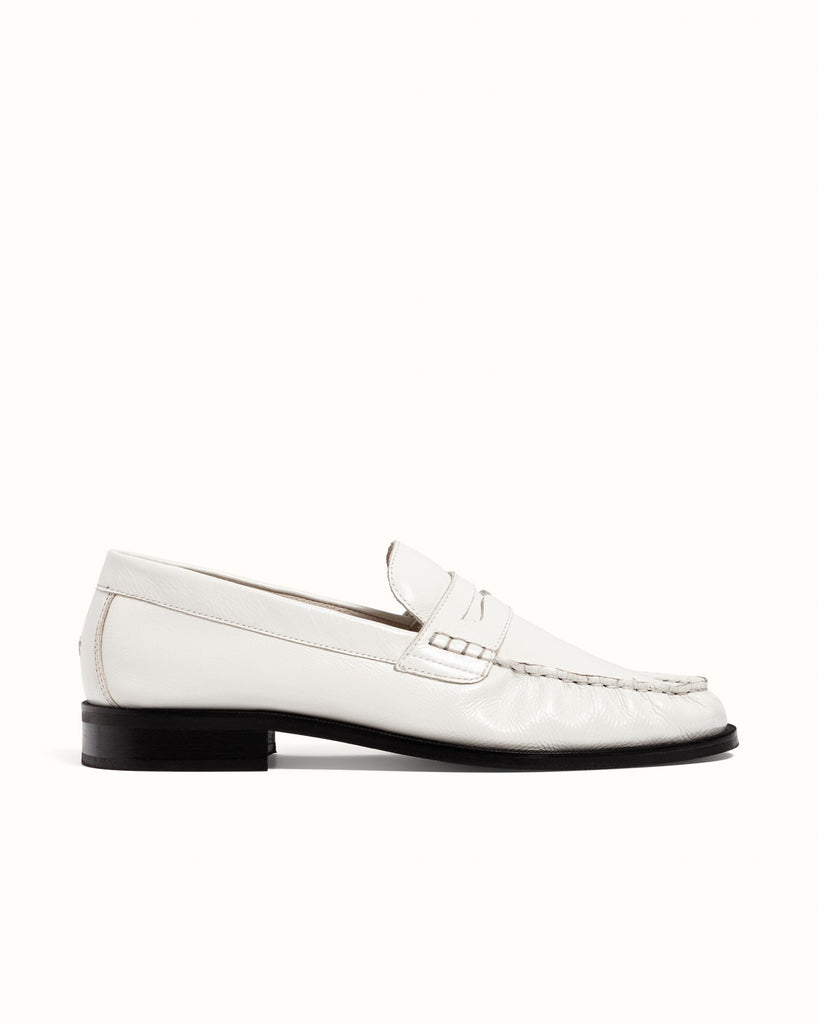 Ezra Patent Ruched Loafer