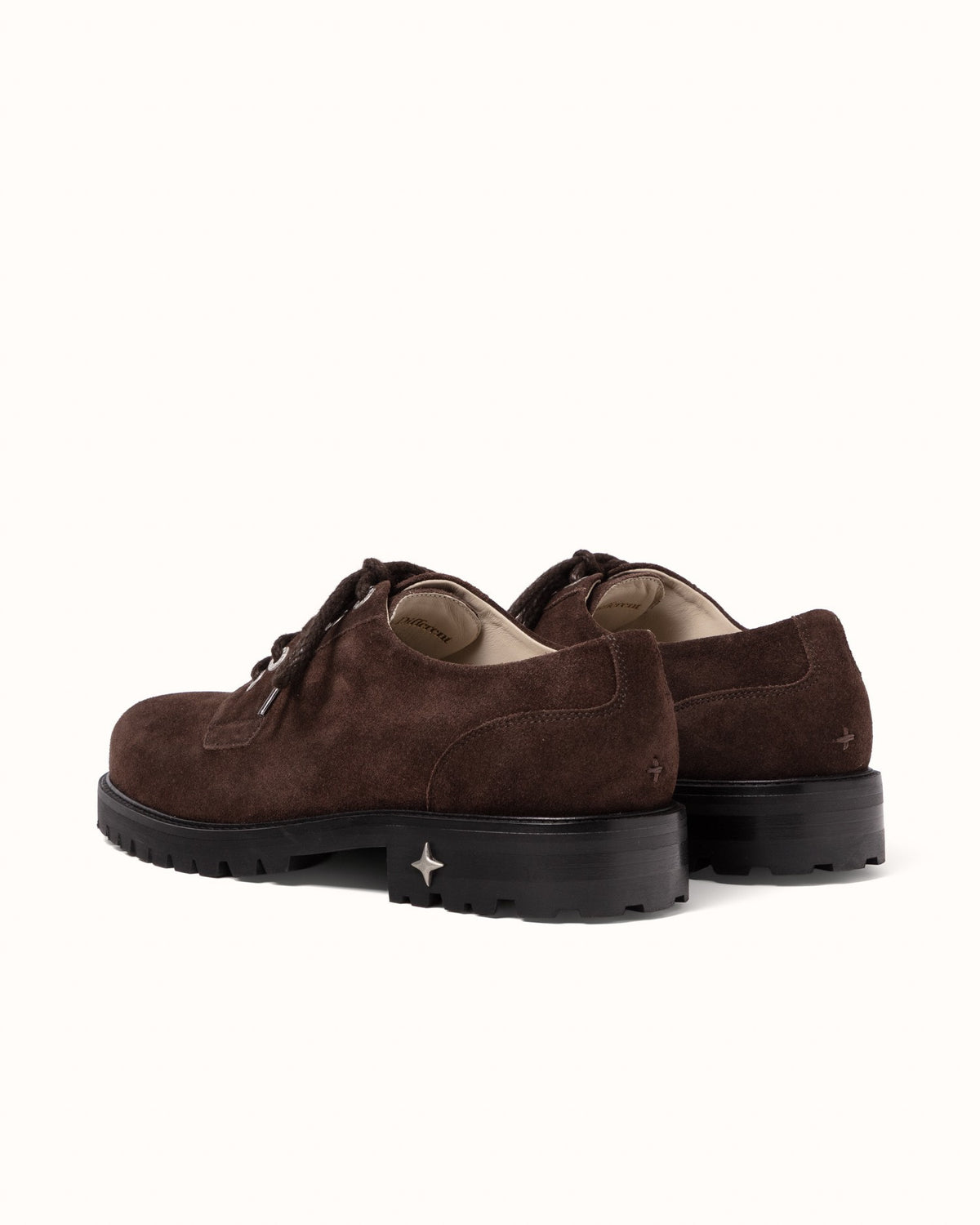 Lennon Chocolate Suede Derby - Men's