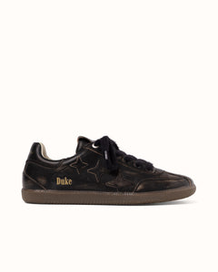 Plus Duke Black Distressed Sneaker - Men's