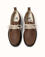Moby Brown Distressed Hiker Boot - Men's