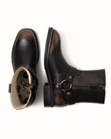 Harley Black Distressed Biker Boot - Men's
