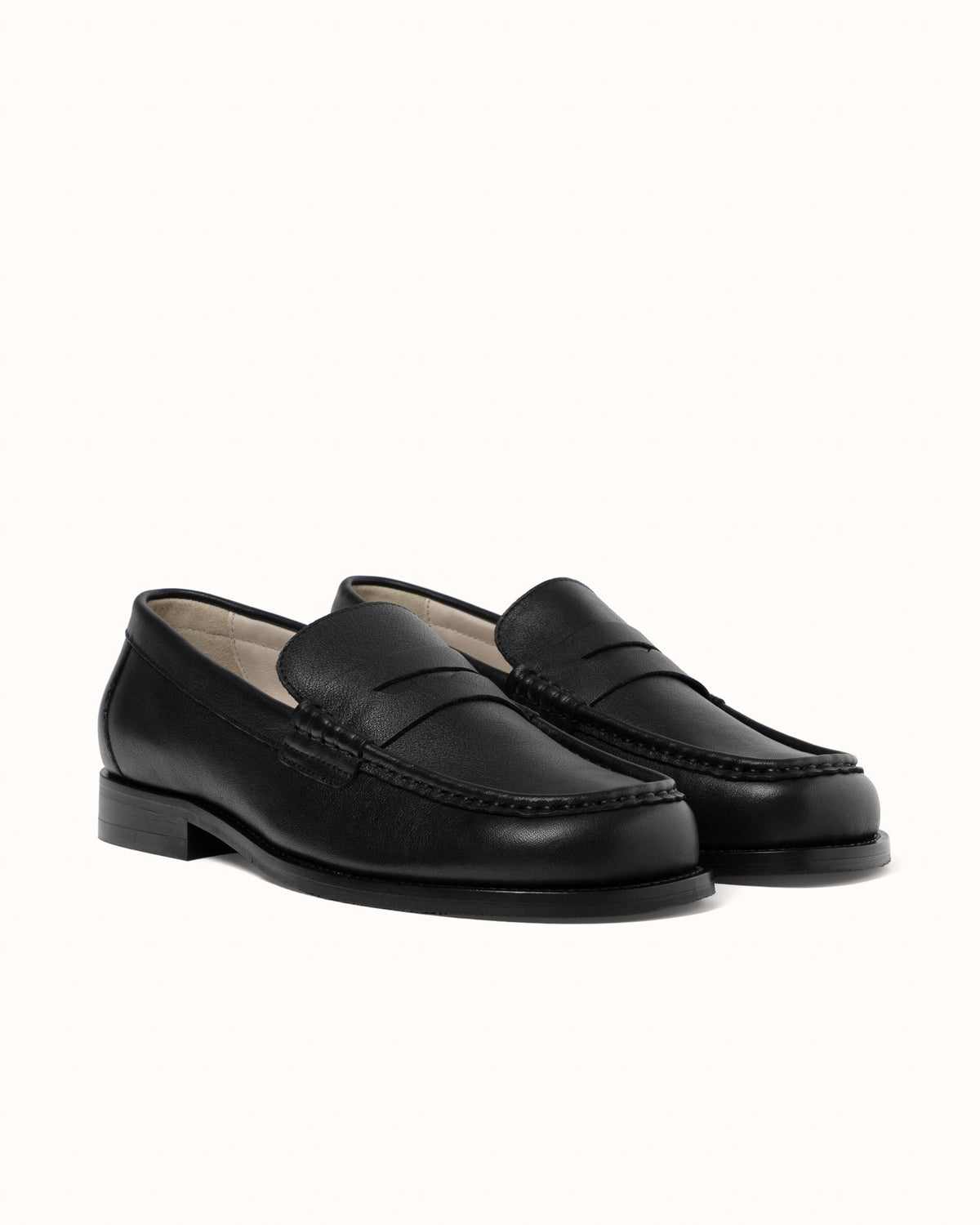 Willis Black Penny Loafer - Men's