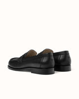 Willis Black Penny Loafer - Men's