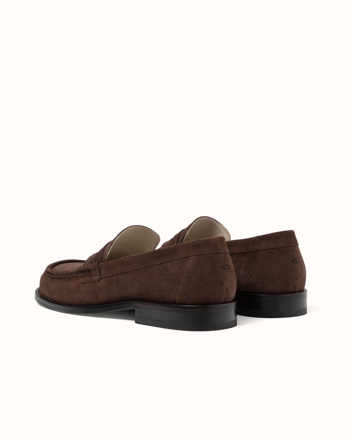 Willis Chocolate Suede Penny Loafer - Men's