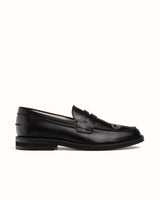 Wilde Black Snake Penny Loafer - Men's