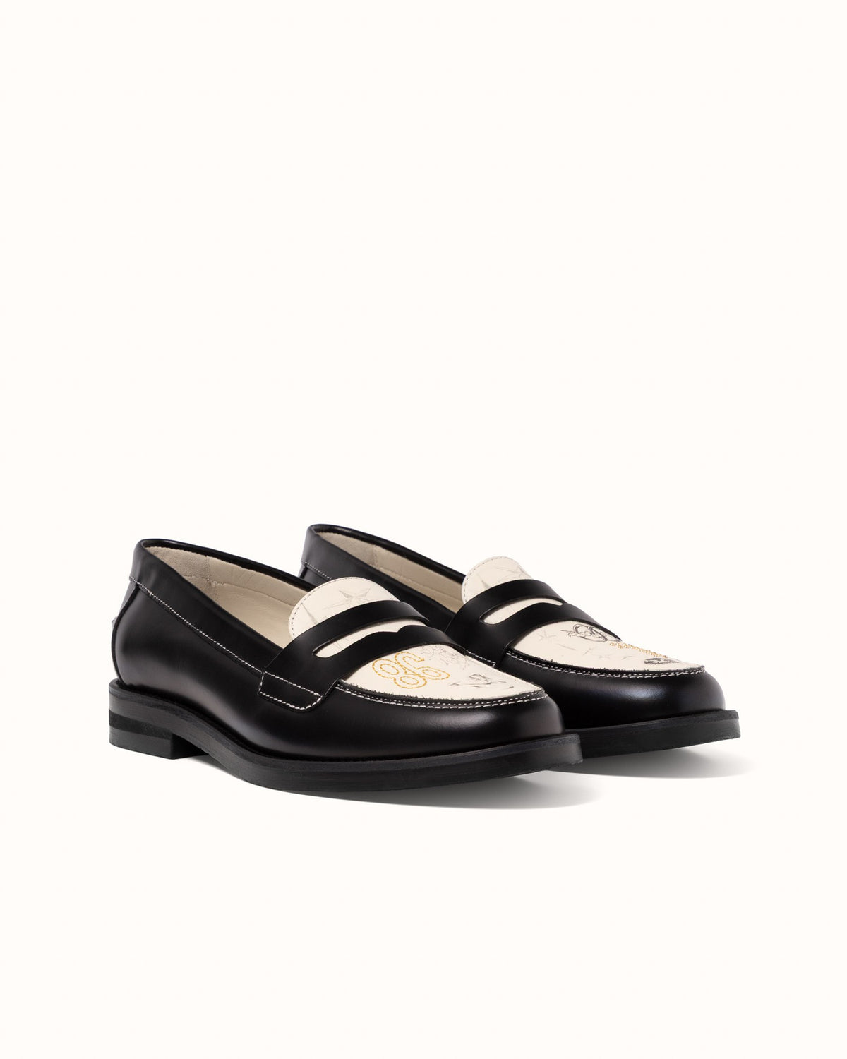 Wilde Midnight Chateau Sketch Penny Loafer - Women's