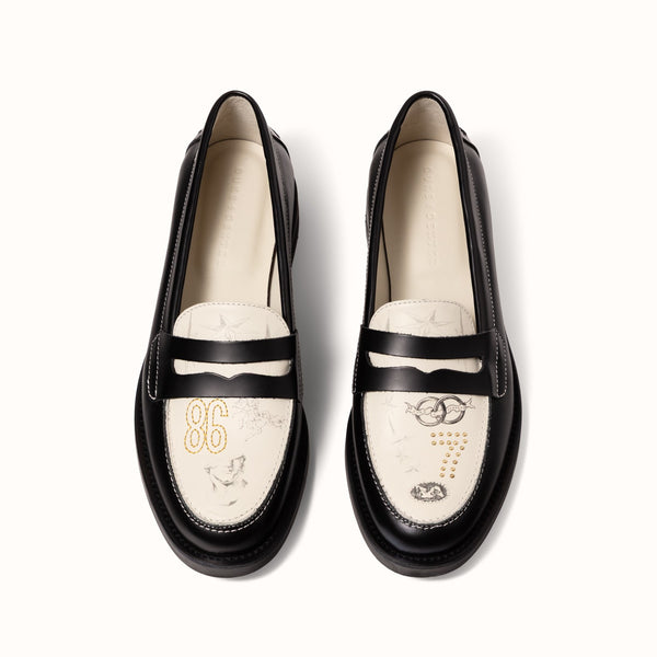 Wilde Midnight Chateau Sketch Penny Loafer - Women's
