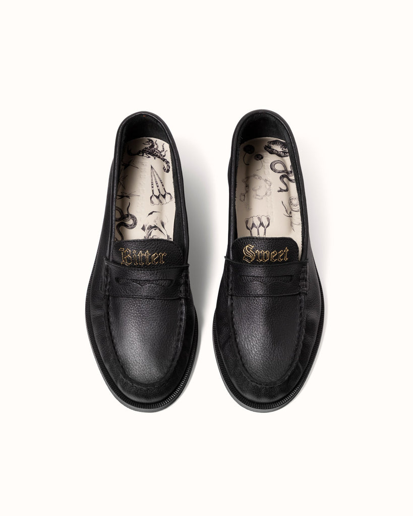 Ezra Bitter Sweet Ruched Loafer