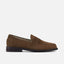 Wilde Brown Suede Penny Loafer - Men's