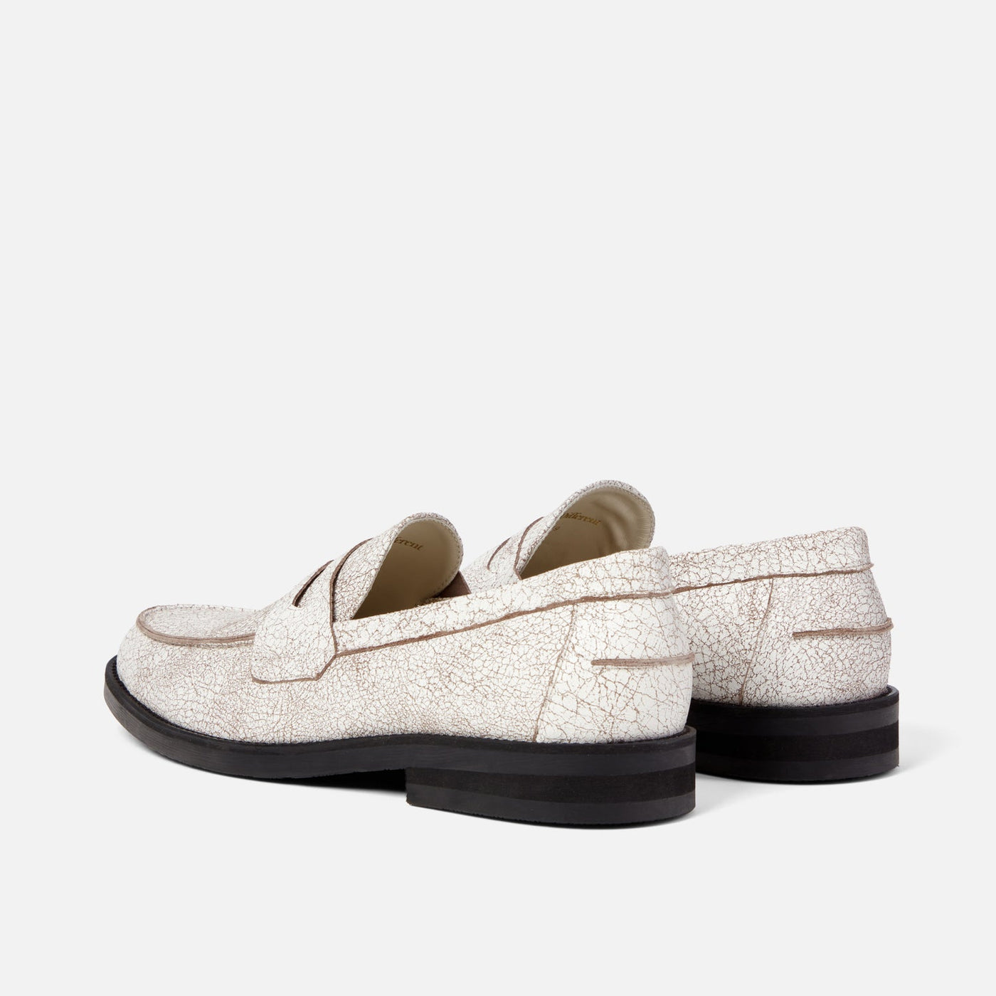 Duke + Dexter | NWOT | Two Tone Wilde Beige + White Suede Penny Loafer (US 13) Duke + Dexter Men main image 2