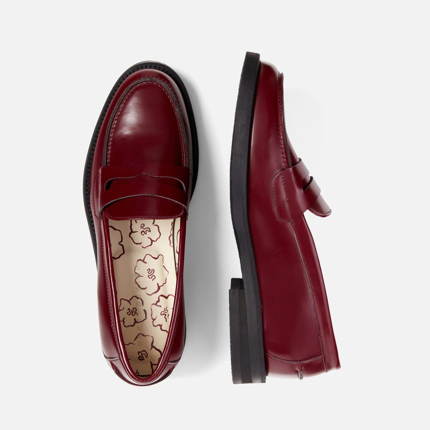 【Duke + Dexter】Rizla Archive Penny Loafer - Women's Wilde Black Western Penny Loafer - Women's | DUKE + DEXTER