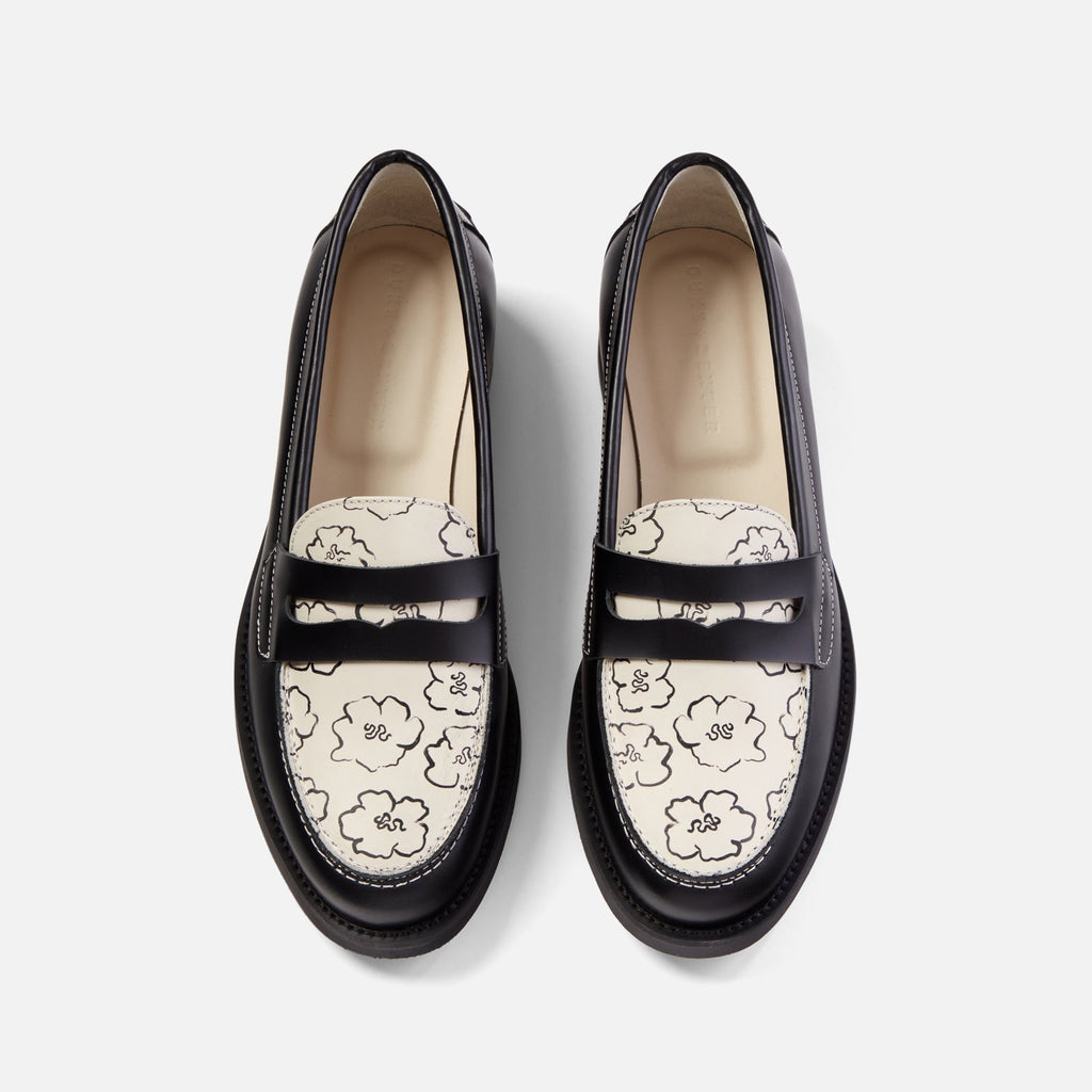 Wilde Sketch Floral Penny Loafer