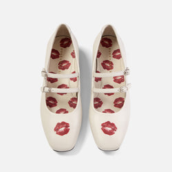 Ruby Off-White Kiss Mary Jane - Women's