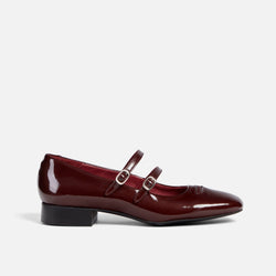 Ruby Burgundy Patent Mary Jane - Women's