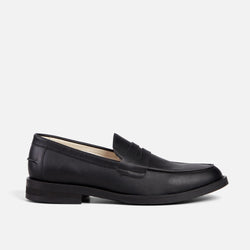 Wilde Black Vegan Penny Loafer - Men's