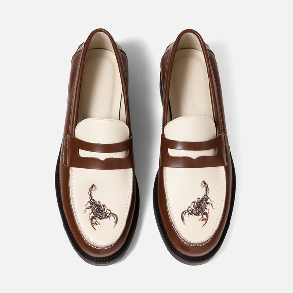 Wilde Chestnut Scorpion Penny Loafer - Men's