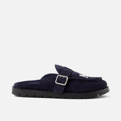 Winston NY Navy Suede Mule - Men's