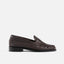 Ezra Chestnut Pebble Pleated Penny Loafer - Women's