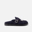 Winston NY Navy Suede Mule - Women's