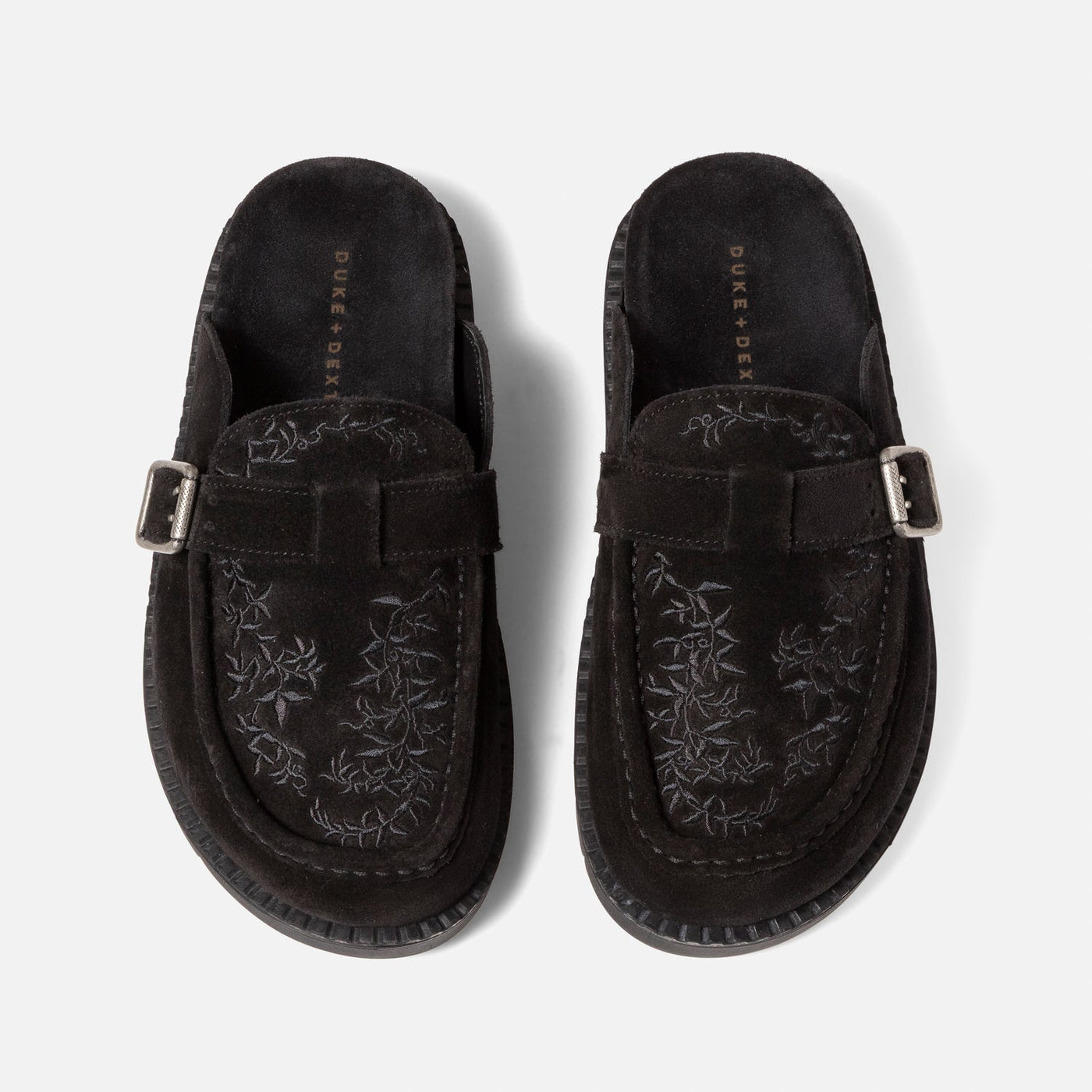 Winston Black Vine Mule - Women's | DUKE + DEXTER