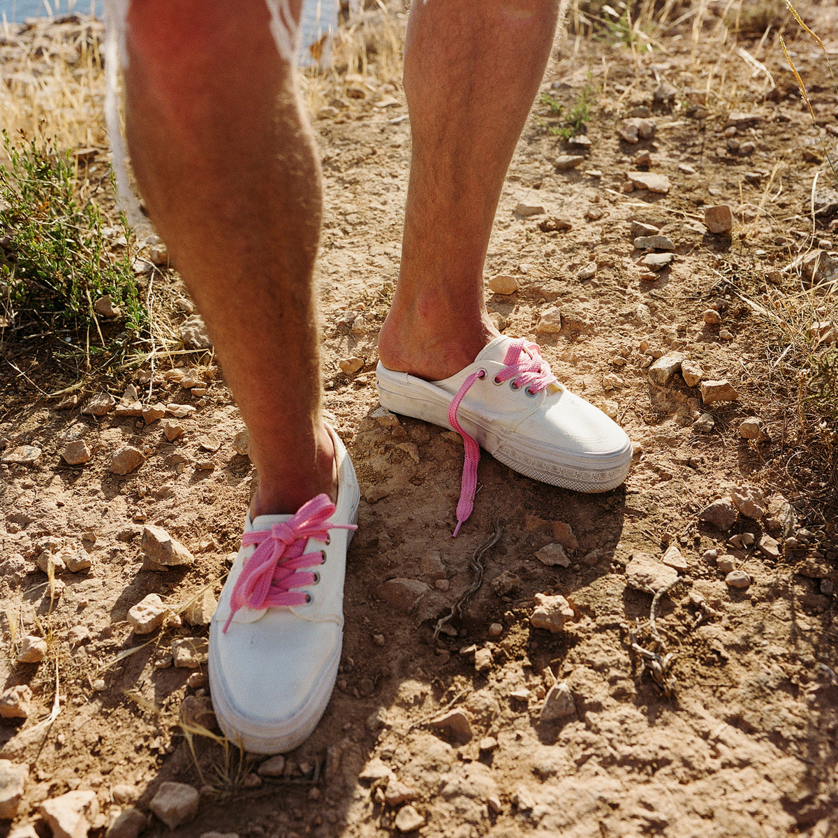 CB Vintage White Skate Sneaker - Men's