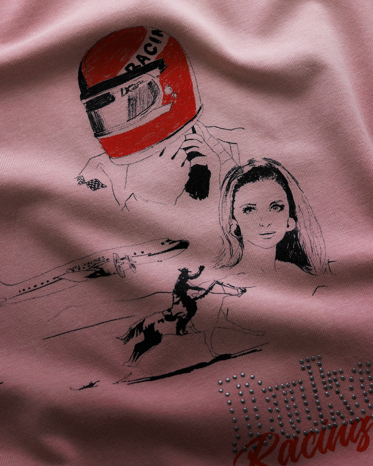 DR4 Sketch Dusty Rose T-Shirt