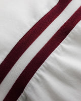 Eat Dirt Vintage White + Burgundy College T-Shirt