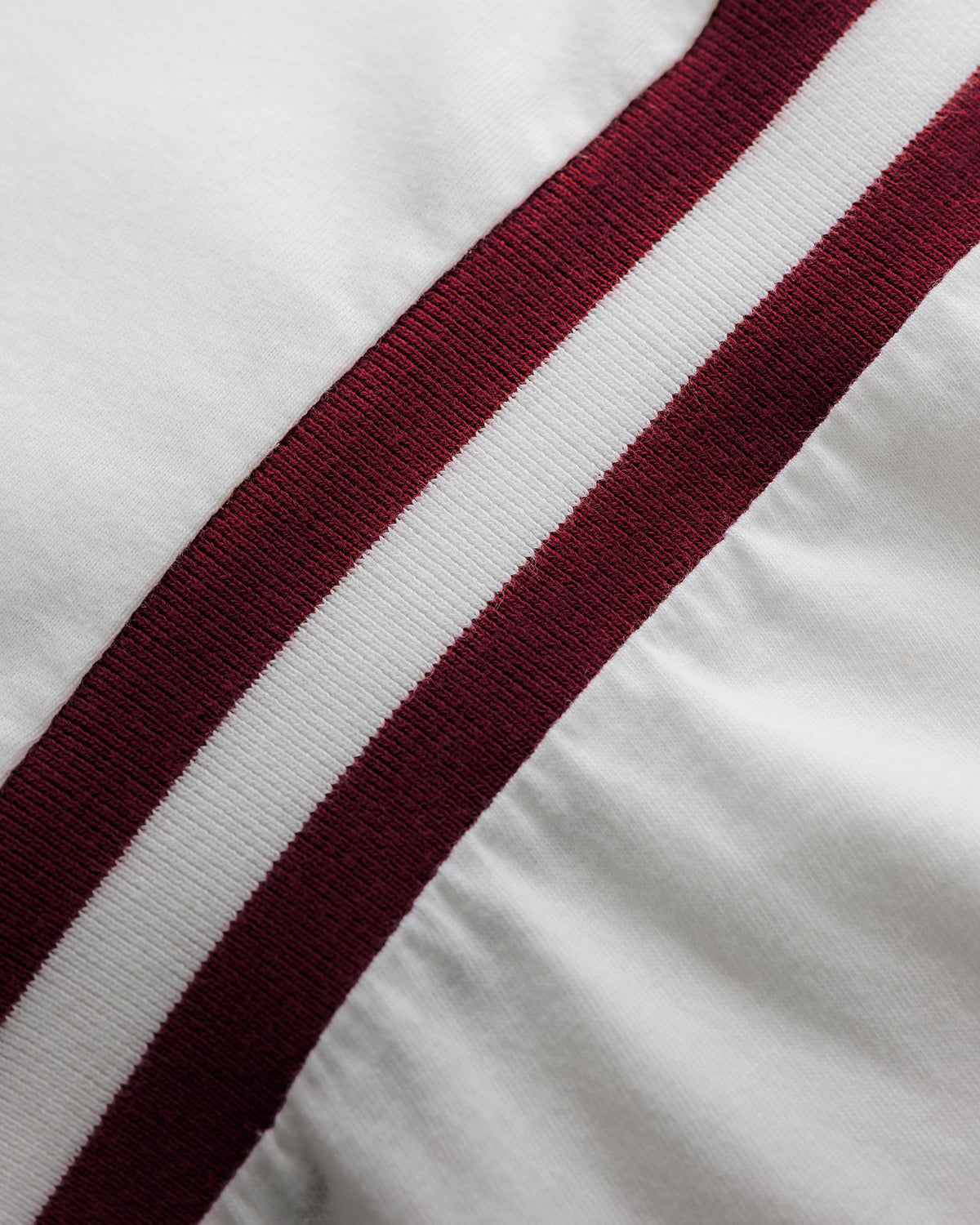 Eat Dirt Vintage White + Burgundy College T-Shirt
