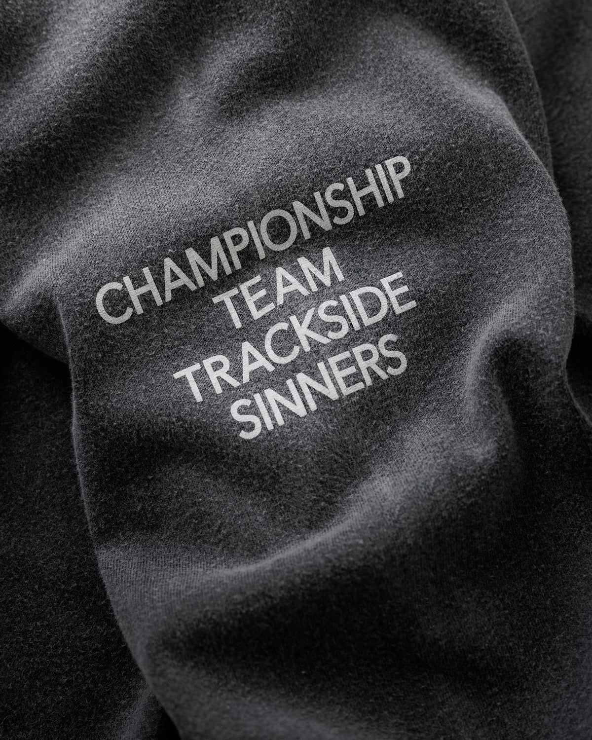 DR4 Washed Black Track Long Sleeve Top