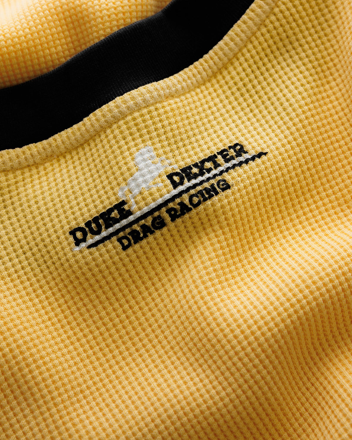 DR4 Sun Faded Yellow Racing Waffle Top