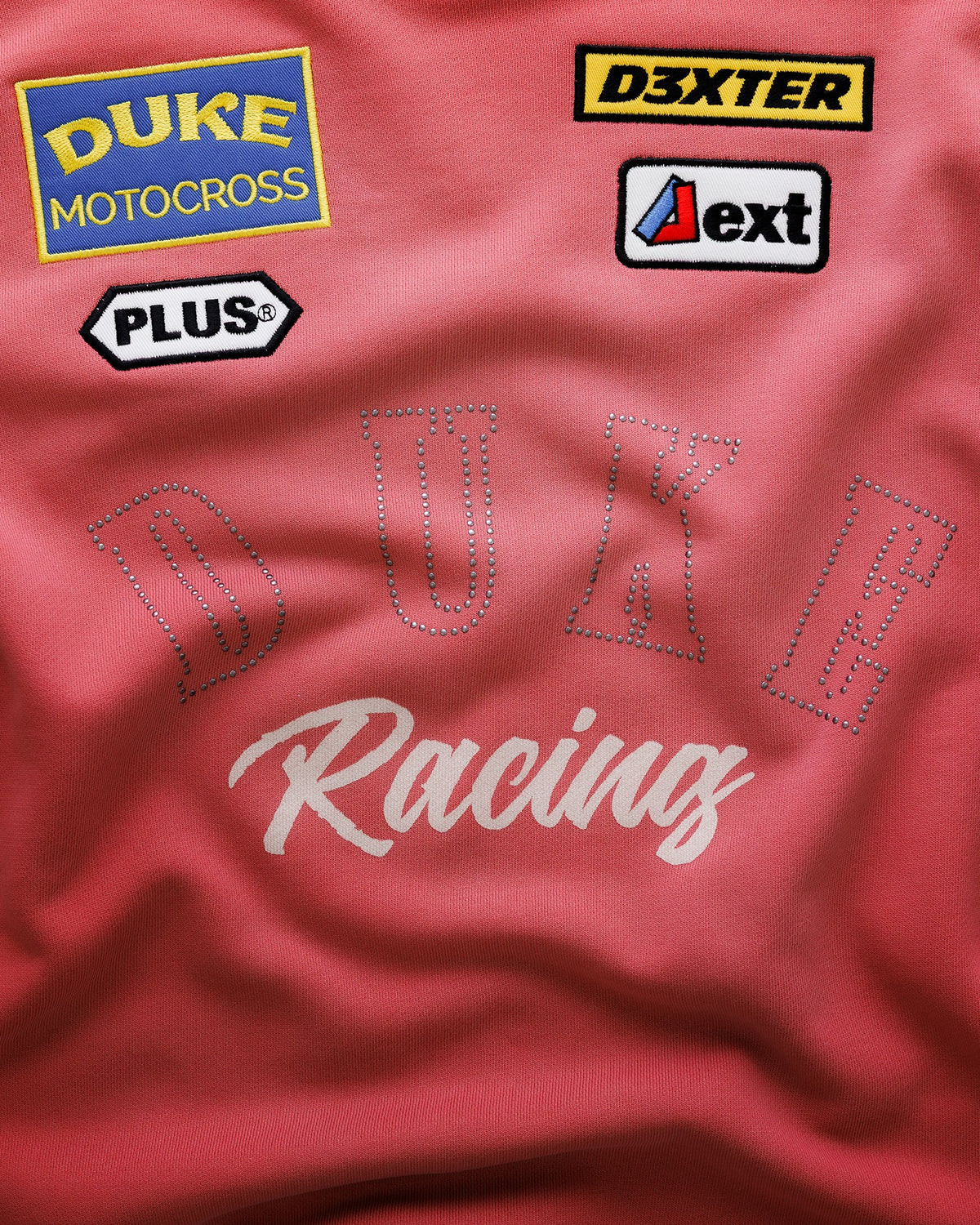 DR4 Racing Patch Red + Oat Marl Sweatshirt