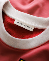 DR4 Racing Patch Red + Oat Marl Sweatshirt