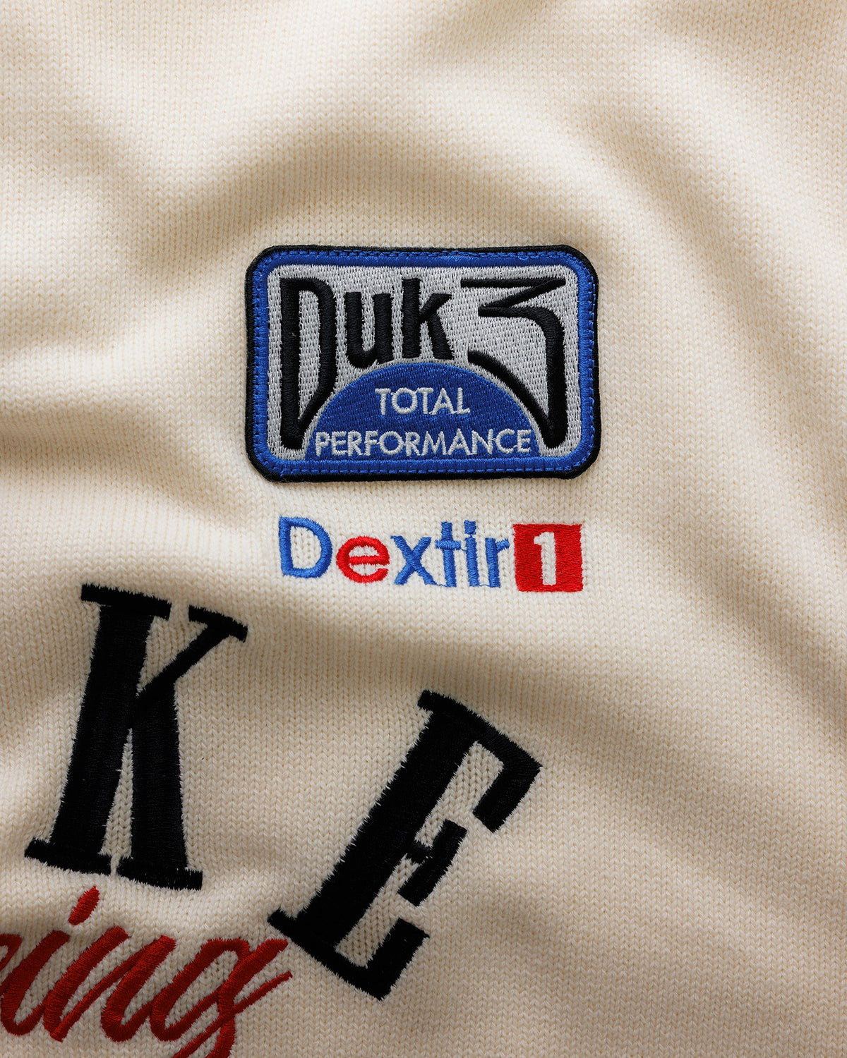 DR4 Cream Racing Polo
