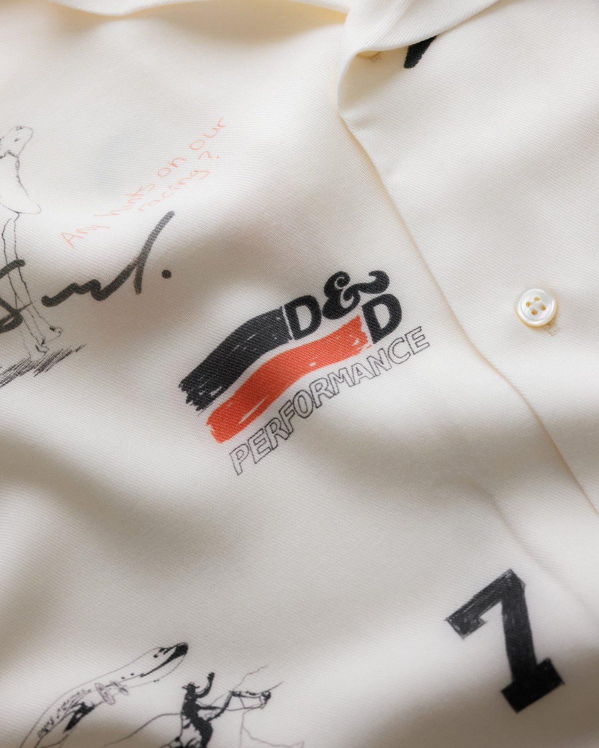 DR4 Sketch Ecru Short Sleeve Shirt