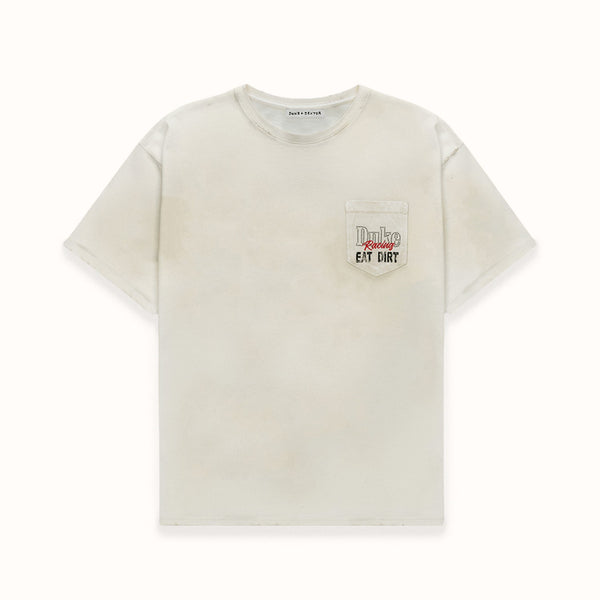DR4 Eat Dirt Smoke White Pocket T-Shirt