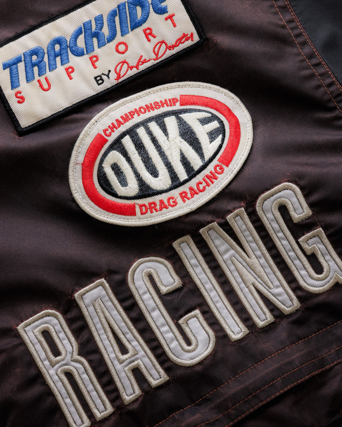DR4 Trackside Vintage Mauve Bomber Jacket