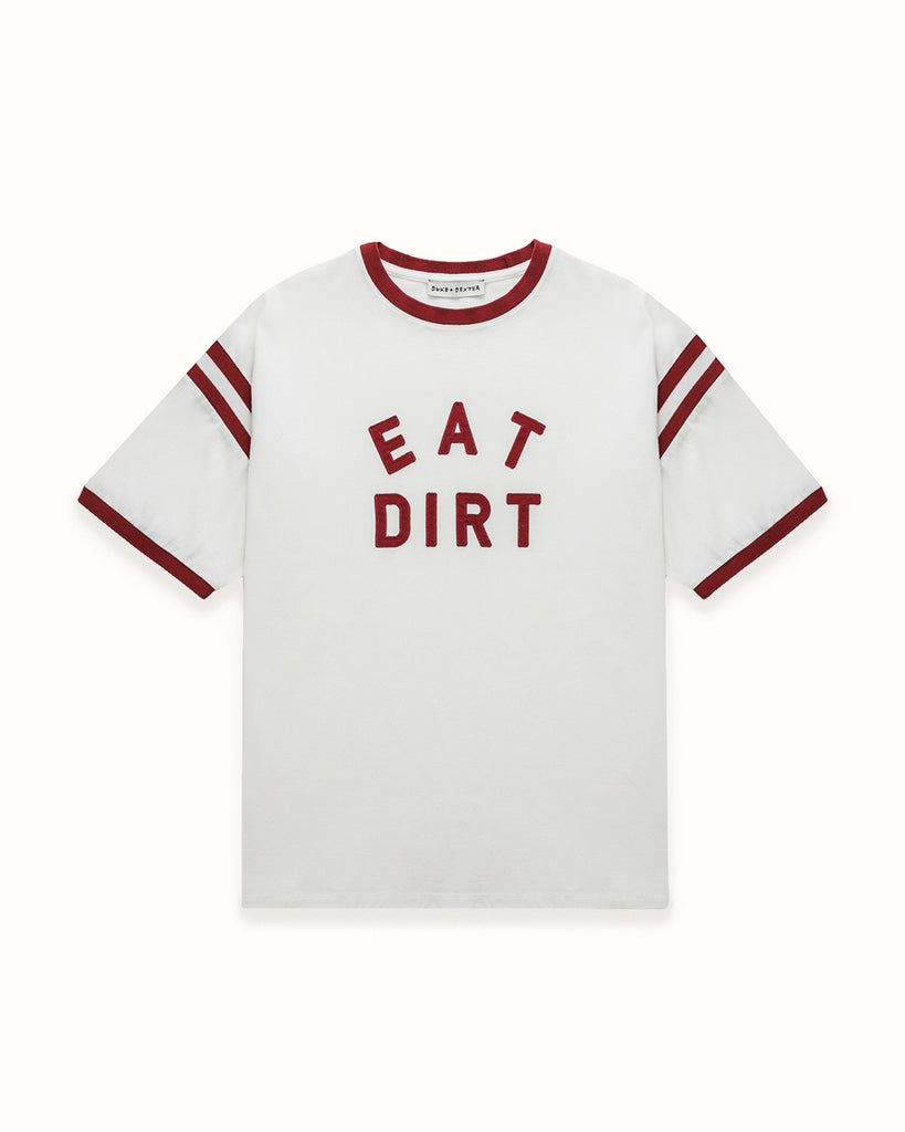 Eat Dirt Vintage + Burgundy College T Shirt