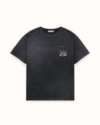 DR4 Eat Dirt Washed Black Pocket T-Shirt