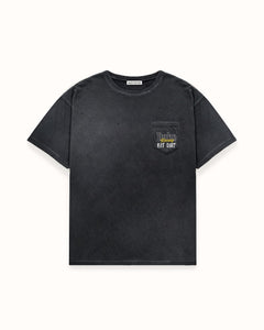 DR4 Eat Dirt Washed Black Pocket T-Shirt