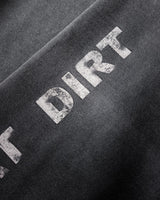 DR4 Embroidered Washed Black Sweat Pant