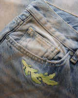 DR4 Trackside Washed Denim Blue Jeans