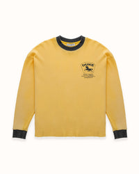 DR4 Sun Faded Yellow Racing Waffle Top