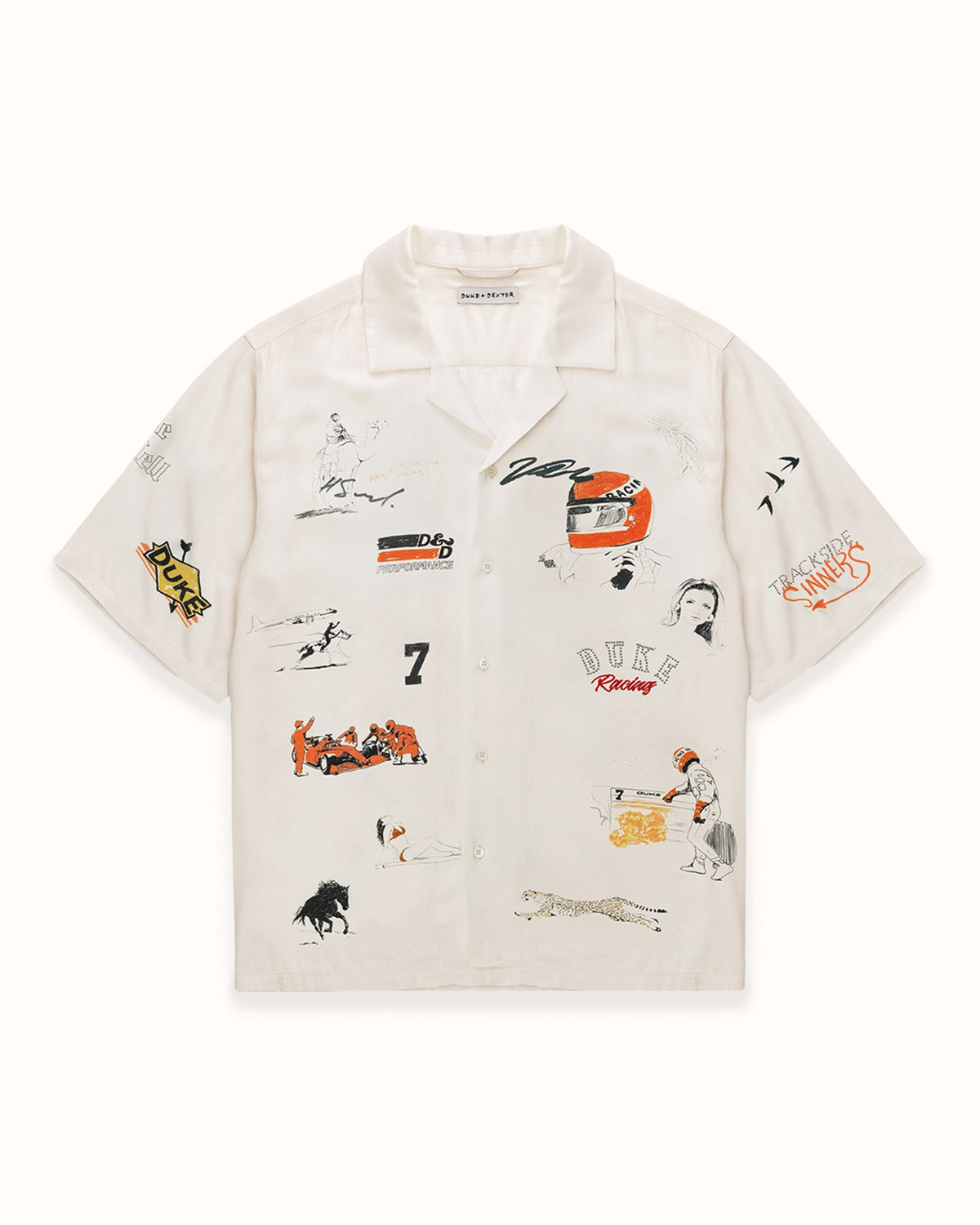 DR4 Sketch Ecru Short Sleeve Shirt