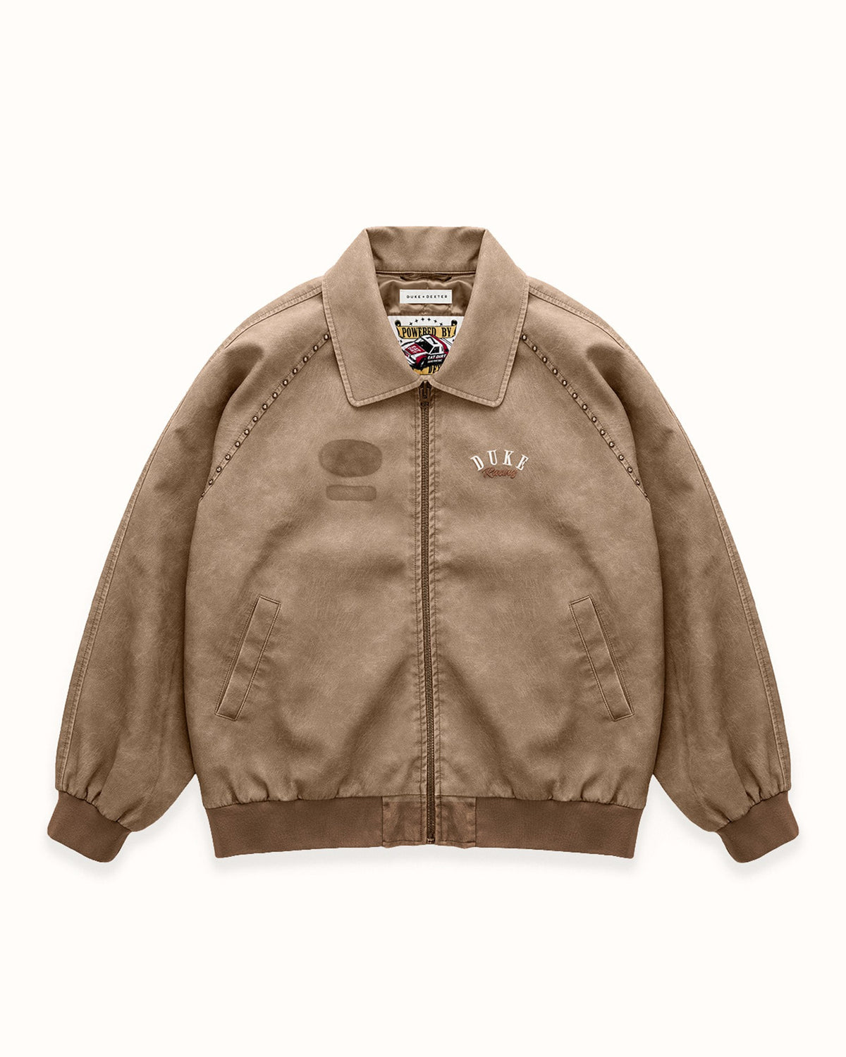 DR4 Sun Faded Tan Bomber Jacket