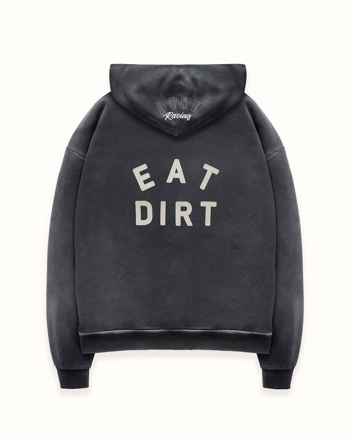 DR4 Eat Dirt Washed Black Zip Hoodie
