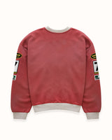 DR4 Racing Patch Red + Oat Marl Sweatshirt