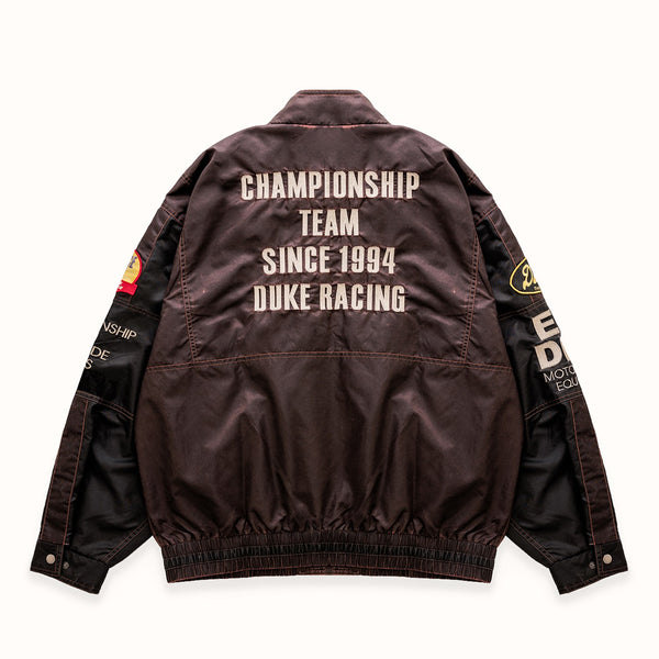 DR4 Trackside Vintage Mauve Bomber Jacket